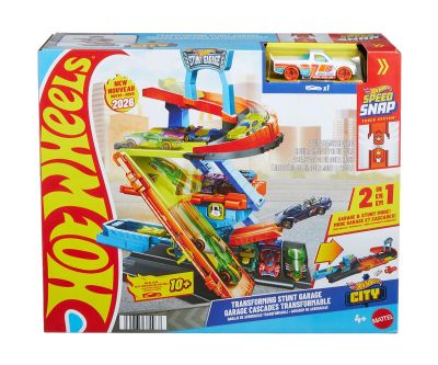 Писта Гараж с каскада Hot Wheels City Mattel JHL94