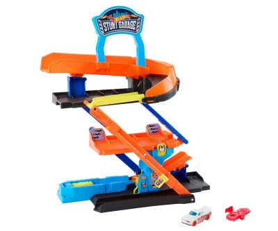 Писта Гараж с каскада Hot Wheels City Mattel JHL94