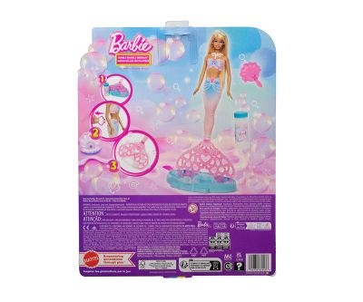 Кукла Barbie Русалка с опашка за сапунени мехурчета Mattel JLW56