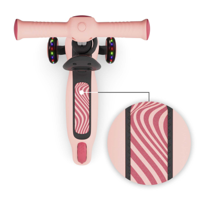 Тротинетка със седалка KinderKraft Halley 2 ROSE PINK