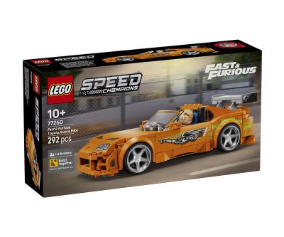 Конструктор Toyota Supra MK4 Бързи и яростни LEGO Speed ​​Champions 77260 