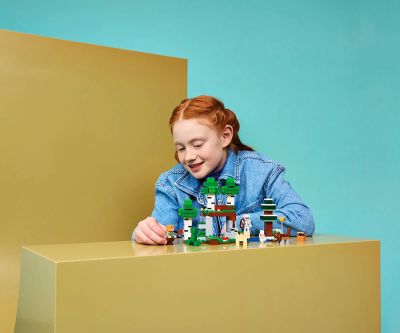 Конструктор Първото нощно приключение LEGO Minecraft 21593 