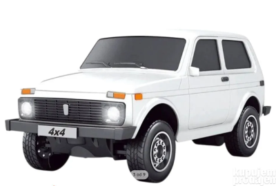 Джип с радио контрол Lada Niva OFF-ROAD бял