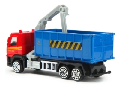 Метален камион Volvo контейнер с кран MSZ 1:72