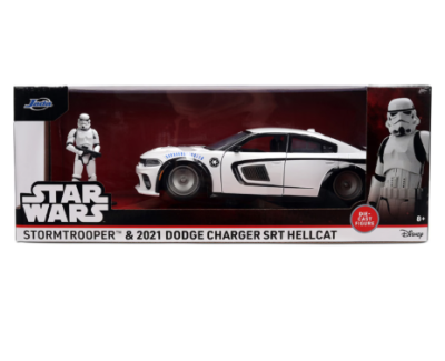 Метален автомобил Dodge Star Wars Storm Trooper 1:24 Jada 78314