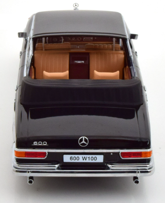 Колекционерска метална кола Mercedes Benz 600 W100 Landaulet 1:18 KK Scale 181181