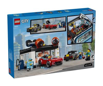 Конструктор Автомивка с преминаване на колата LEGO City 60497 