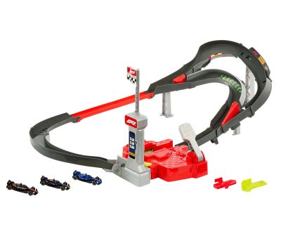 Писта Спринт с 3 колички Формула 1 Hot Wheels City Mattel JNN32  