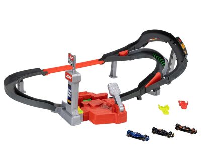 Писта Спринт с 3 колички Формула 1 Hot Wheels City Mattel JNN32  