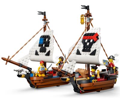 Конструктор Емблематичен пиратски кораб LEGO Creator 31387 