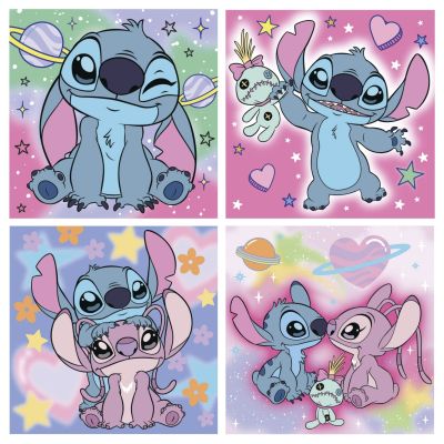 Пъзел в куфарче Stitch 4 в 1 Educa EDU20472