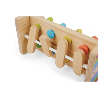 Дървена играчка с чукче Чудовища Hape H0529