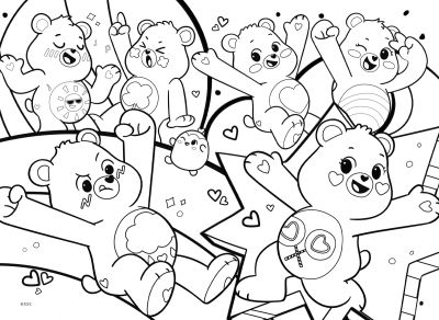Двулицев пъзел Care Bears Lisciani LI116775