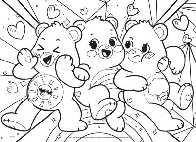 Двулицев пъзел Care Bears 4Х48 Lisciani LI116942