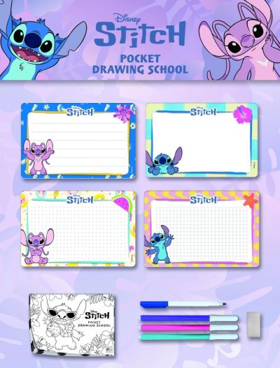 Училище по рисуване Stitch Pocket Lisciani LI117505