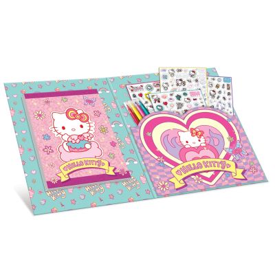 Книжка за оцветяване Hello Kitty Lisciani 