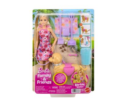 Комплект Барби с акащо кученце Mattel JJB46 Кукла Barbie 
