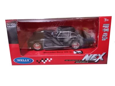 Метална кола Mercedes-Benz 300SL Welly 1:34
