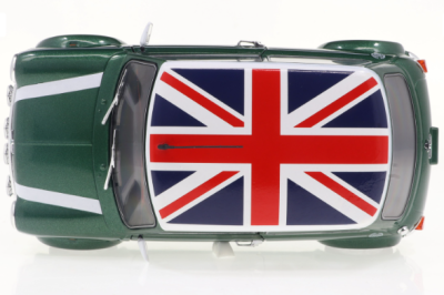 Метален автомобил Mini Cooper Sport British Racing 1:18 SOLIDO 1800612