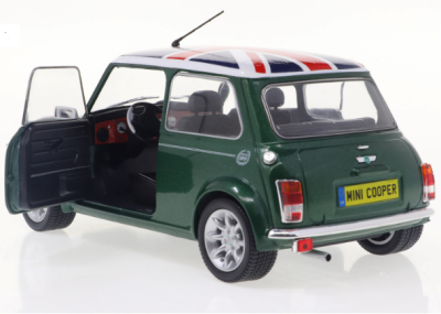 Метален автомобил Mini Cooper Sport British Racing 1:18 SOLIDO 1800612