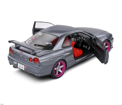 Метален автомобил Nissan Skyline GT-R 1:18 SOLIDO 1804310