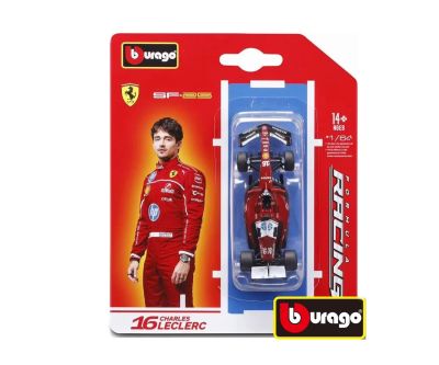 Метална кола Ferrari SF-25 #16 Шарл Леклерк Формула 1 Bburago 1:64 