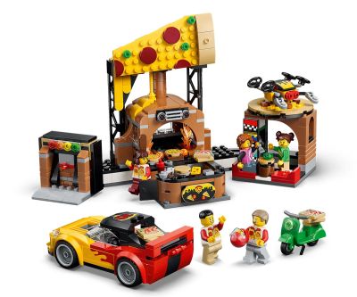 Конструктор Доставка на пица с превозни средства LEGO City 60496