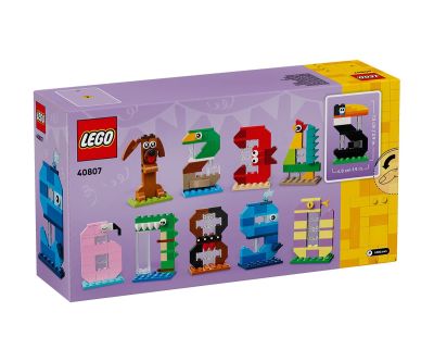Конструктор Цифри за рожден ден LEGO Iconic 40807 