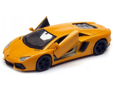 Метална кола Lamborghini Aventador coupe Welly 1:34