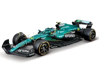 Метална кола Aston Martin AMR25 14 Fernando Alonso Formula 1 1:24 Bburago 18/28070
