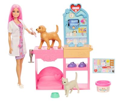 Кукла Barbie Ветеринарна клиника Mattel JFX93