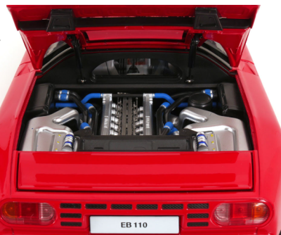 Колекционерска метална кола Bugatti EB110 1:18 KK Scale 120133