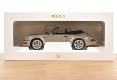 Колекционерска метална кола Porsche 911 Turbo Look Cabriolet 1:18 NOREV 187140