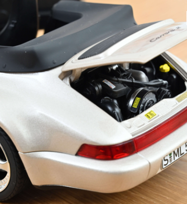 Колекционерска метална кола Porsche 911 Turbo Look Cabriolet 1:18 NOREV 187140