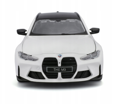 Метална кола BMW M3 Touring 1:24 Burago бял