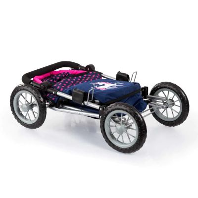 Количка за кукли с чанта Trendy синя BAYER 13054AA 