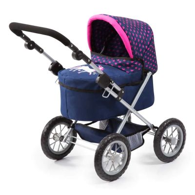 Количка за кукли с чанта Trendy синя BAYER 13054AA 