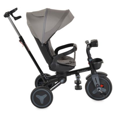 Сгъваема триколка Byox FoldiGo сив