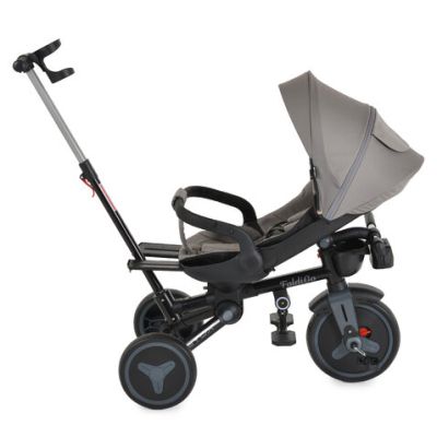 Сгъваема триколка Byox FoldiGo сив