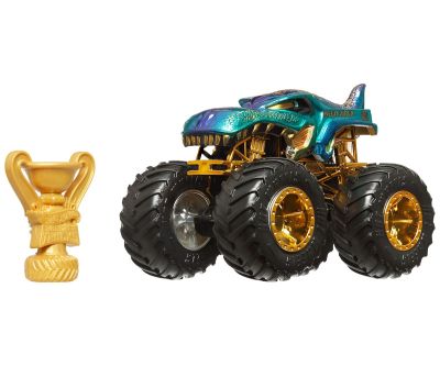 Метално бъги Mega Wrex Шампиони 1:64 Monster Trucks Hot Wheels JDV96