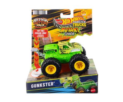 Метално бъги Gunkster Monster Trucks Hot Wheels JMK92