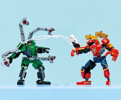 Конструктор Битка с роботи Спайдърмен срещу Док Ок LEGO Marvel Super Heroes 76338