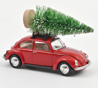Метална кола Volkswagen Beetle Christmas 1:43 NOREV 841006