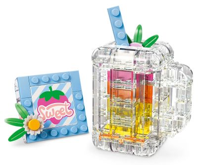Конструктор Шишенце с парфюм с цветна украса LEGO Creator 31383