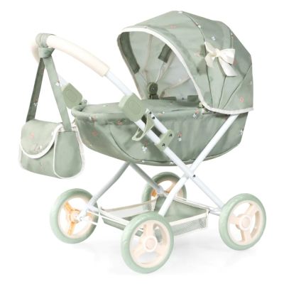 Количка за кукли с чанта COSY зелена BAYER 12728AA 