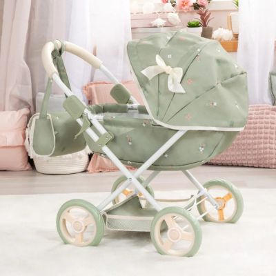 Количка за кукли с чанта COSY зелена BAYER 12728AA 