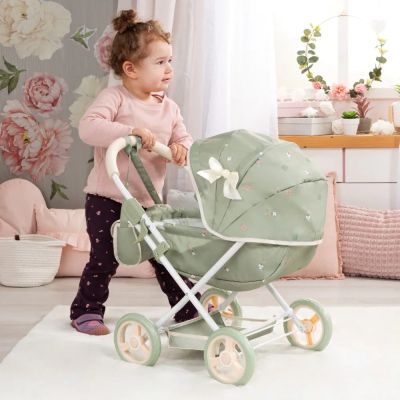 Количка за кукли с чанта COSY зелена BAYER 12728AA 