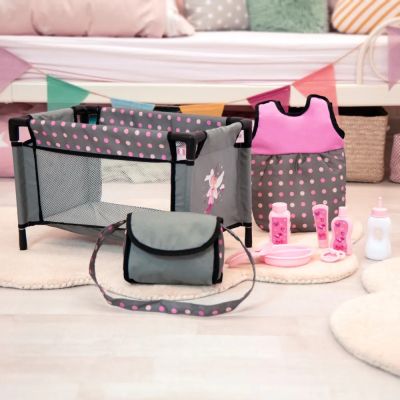 Кошара за Кукли и Чувал за Спане TRAVEL SET 11 в 1 BAYER 61766AB 