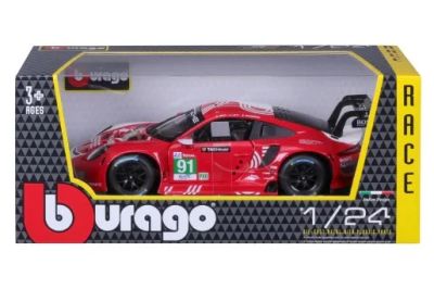 Метална кола Porsche 911 RSR LM 2020 Bburago 1:24 