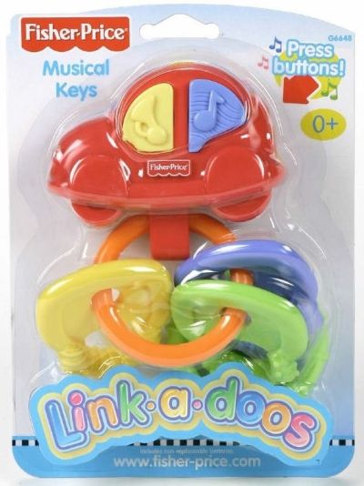 Детска играчка Fisher Price - бебешка дрънкалка ключ G6648 